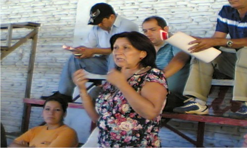 Ofelia Valenzuela del Barrio San Miguel pidió que los avisos lleguen a todos y no sólo a unos cuantos